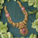 Kundan Nagas Bridal Long Necklace