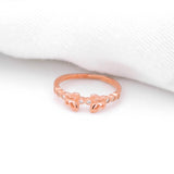 925 Rosegold  Tiara Butterfly Silver Ring