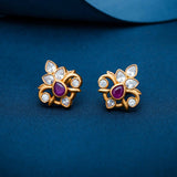 Ivanahjewels Classic 925 Silver Gold Plated Stud