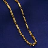 Arzoo Chain 92.5 Sterling Silver With Gold Polish