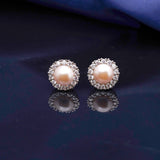 92.5 Silver - Semi-Precious, Elegant Luxury - Celestial Pearl Studs