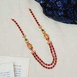 Layered Ruby Nagas Short Necklace