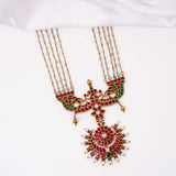 Designer Pearl Layer Kundan Long Necklace