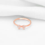 925 Rosegold  Lace  Silver Ring
