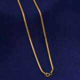 Snake Chain 92.5 Sterling Silver With Gold Polish